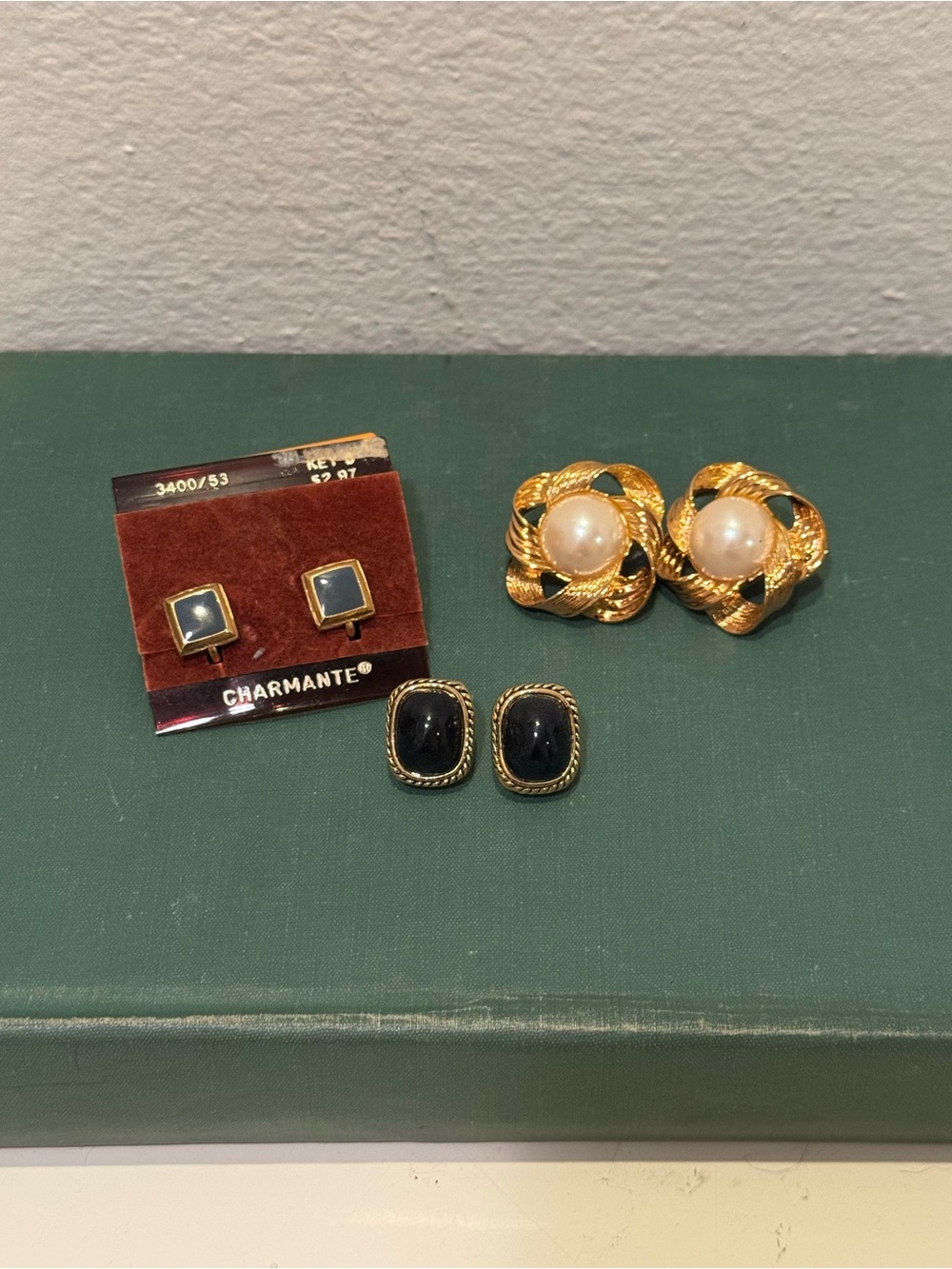 Vintage Old Money Style Classy Earring Bundle of 3